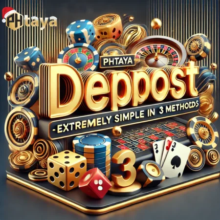 PHTAYA Deposit Guide - Extremely Simple in 3 Methods